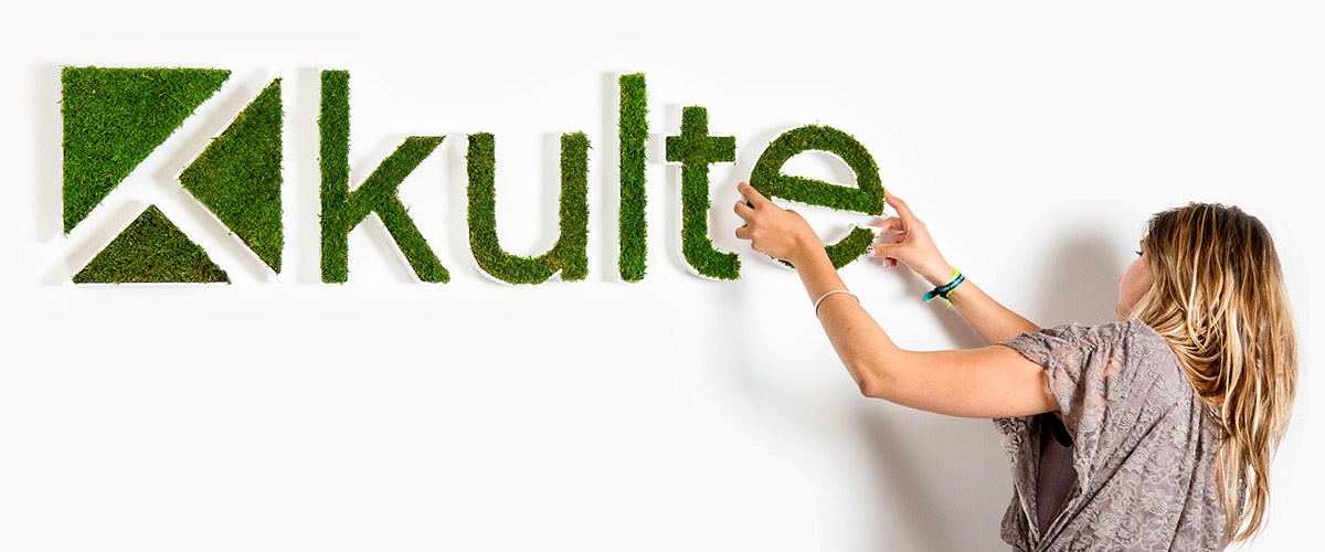 Concept logo végétal